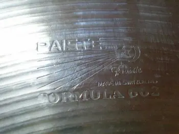 Paiste Formula 602 20&quot; Ride - pre serial?