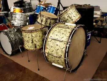90th anniversary Ludwig Top Hat drum set