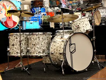 90th anniversary Ludwig Top Hat drum set