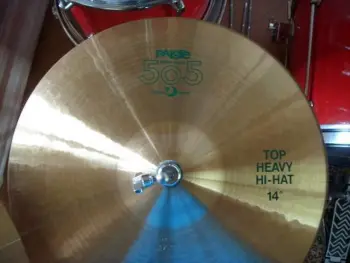 Paiste 505 (green label) 14&quot; Heavy Hihat / 20&quot; Ride, nearly new