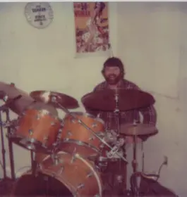 Pictures Of Vintage Drummers and Their Drums From The Way Back Machine