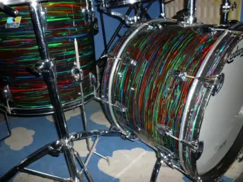 Ludwig Psychedelic Red pre/post 1975