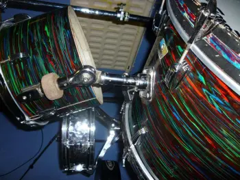 Ludwig Psychedelic Red pre/post 1975
