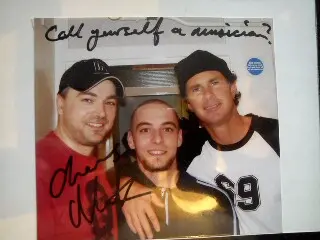 me and chad smith!