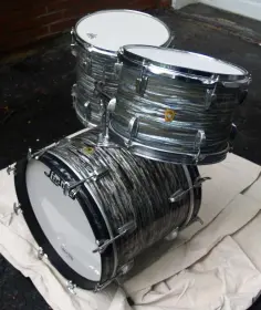 60's Ludwig Jazz Bop drums! 14x18 , 8x12, 14x14, oyster pearl! RARE!!