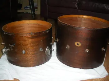 Levon Helm inspired wooden kit