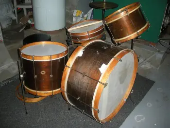 Levon Helm inspired wooden kit