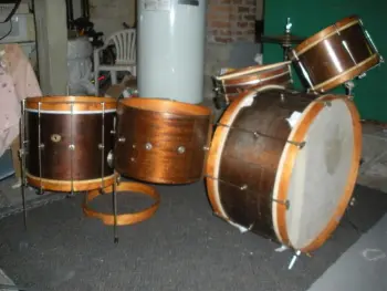 Levon Helm inspired wooden kit