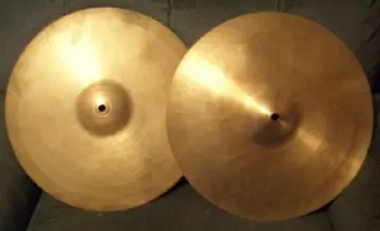 40's or 50's 14'' Zildjian Hi Hats w/flared bottom hat