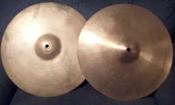 40's or 50's 14'' Zildjian Hi Hats w/flared bottom hat