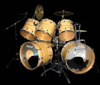 1976 Ludwig Big Beat Outfit in Butcher Block Cortex