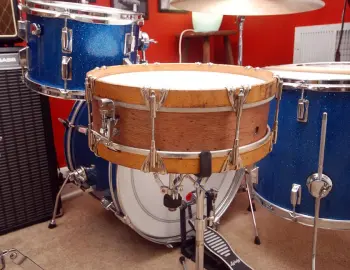WFL marching snare to piccolo- My first experiment w/ re-ring removal!