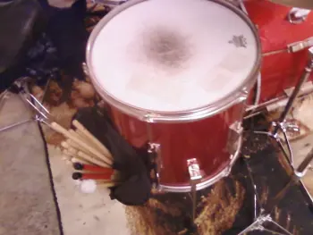 Ludwig Red Sparkle Club Date Drums