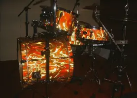 Was this colored wrap used on older drums?
