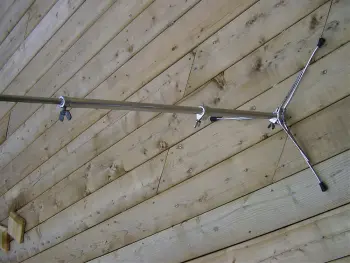 60's ludwig flat bass cymbal stand