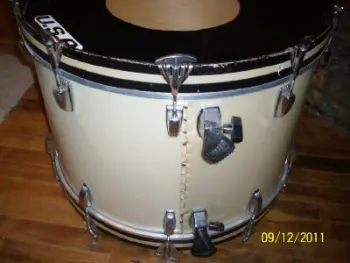 Ludwig 24'' Bass Drum 1980's B/O Badge