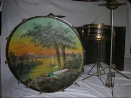 Antique Drumset - Leedy and Duplex