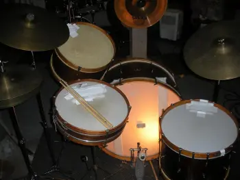 Levon Helm inspired wooden kit