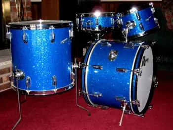 Rogers 1964 Holiday Club Set Blue Sparkle