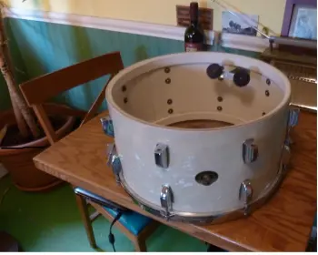 Leedy Ludwig with slingerland tone control ?
