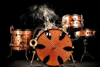 SteamPunk Drumset, Trick Drums, L@@K
