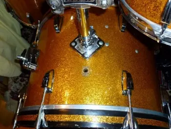 Ludwig Gold Sparkle Drums