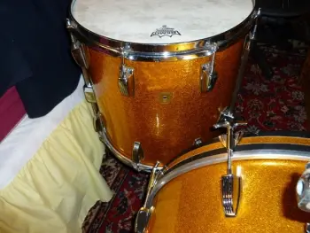 Ludwig Gold Sparkle Drums