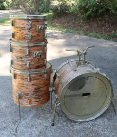 Pearl Wood-Fiberglass four-piece kit