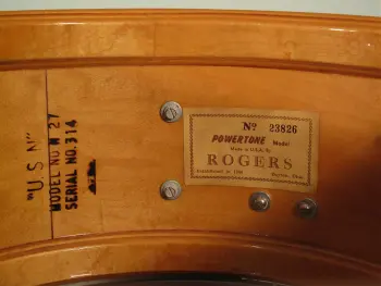 Newly Acquired:: Rogers 6.5&quot; BDP Powertone Snare