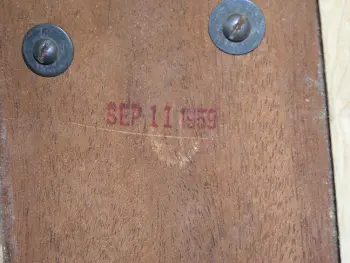 1959 Ludwig trans-badge snare drum