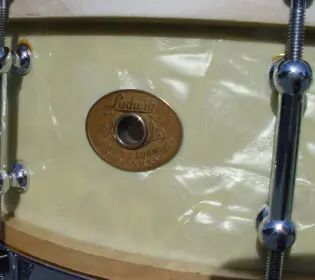 1929-30 LUDWIG &amp; LUDWIG 5x14 WMP/CHROME SUPER-SENSITIVE MODEL