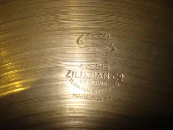 most incredibly thin zildjian trans stamp hi hats ive ever seen !!!