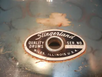 Slingerland chrome over wood.