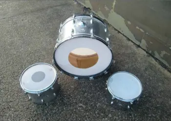 Slingerland chrome over wood.