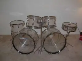 1973 Ludwig Vistalite clear  6 piece