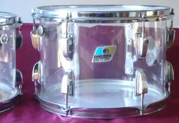 Ludwig Vistalite 12&quot; &amp; 13&quot; toms in Very Good Condition!