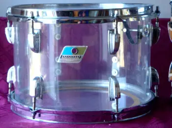 Ludwig Vistalite 12&quot; &amp; 13&quot; toms in Very Good Condition!