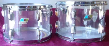 Ludwig Vistalite 12&quot; &amp; 13&quot; toms in Very Good Condition!