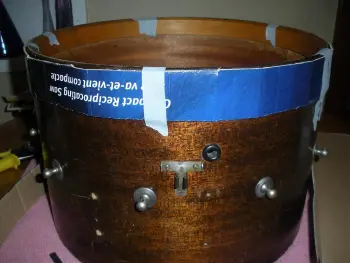 Levon Helm inspired wooden kit