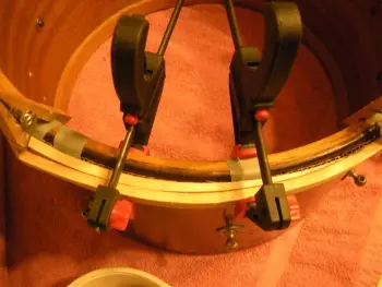 Levon Helm inspired wooden kit