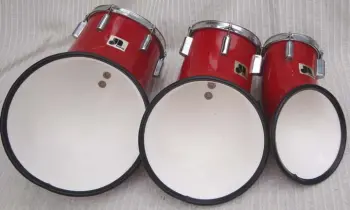 North Red And White 8&quot;, 10&quot; And 12&quot; Toms!!!