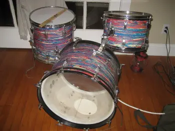 1967 Ludwig Psych Red Downbeat