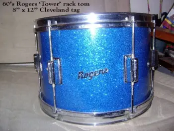 60's Rogers 'Tower' Rack Tom Cleveland