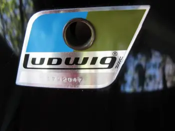 Ludwig Black Vistalite 12x15 &amp; 16x18