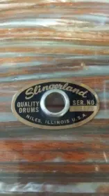 1966 Slingerland Rare Satin Flame Pearl