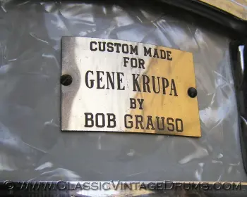 Gift from Gene Krupa