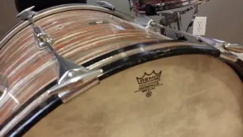 1966 Slingerland Rare Satin Flame Pearl