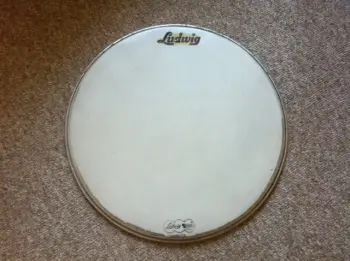 1965 Ludwig 20 Inch Logo Head/Batter Head For Sale