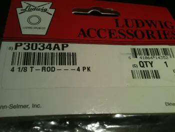 LUDwig Bass Drum T Rods Brand new