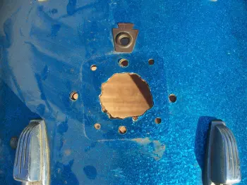 WFL Bass Drum w/lugs and extra holes...